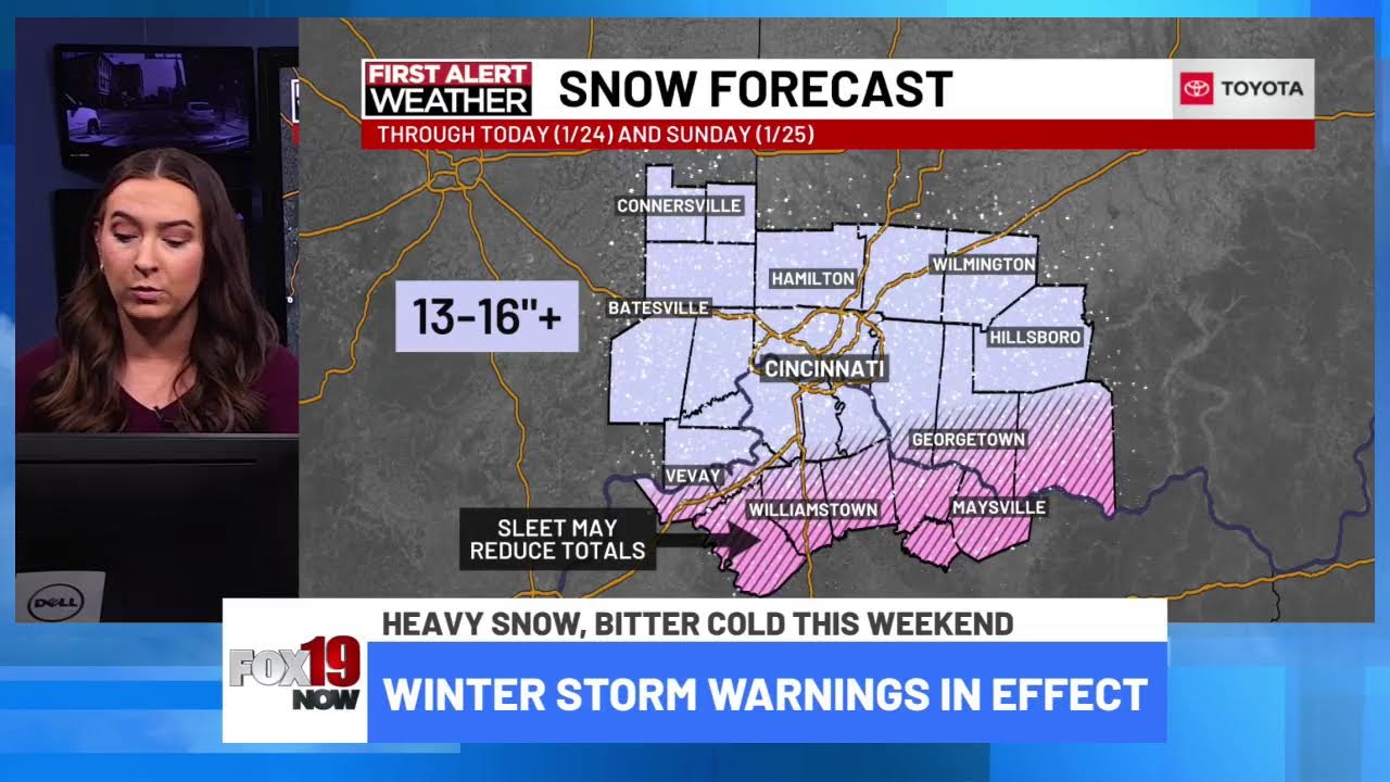 Sunday 4:30am Live FIRST ALERT Winter Storm Update