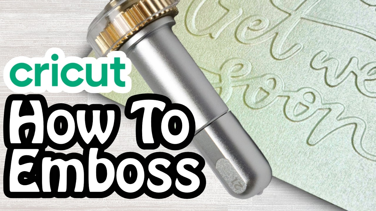 Как делать тиснение и дебоссирование с помощью Cricut Maker