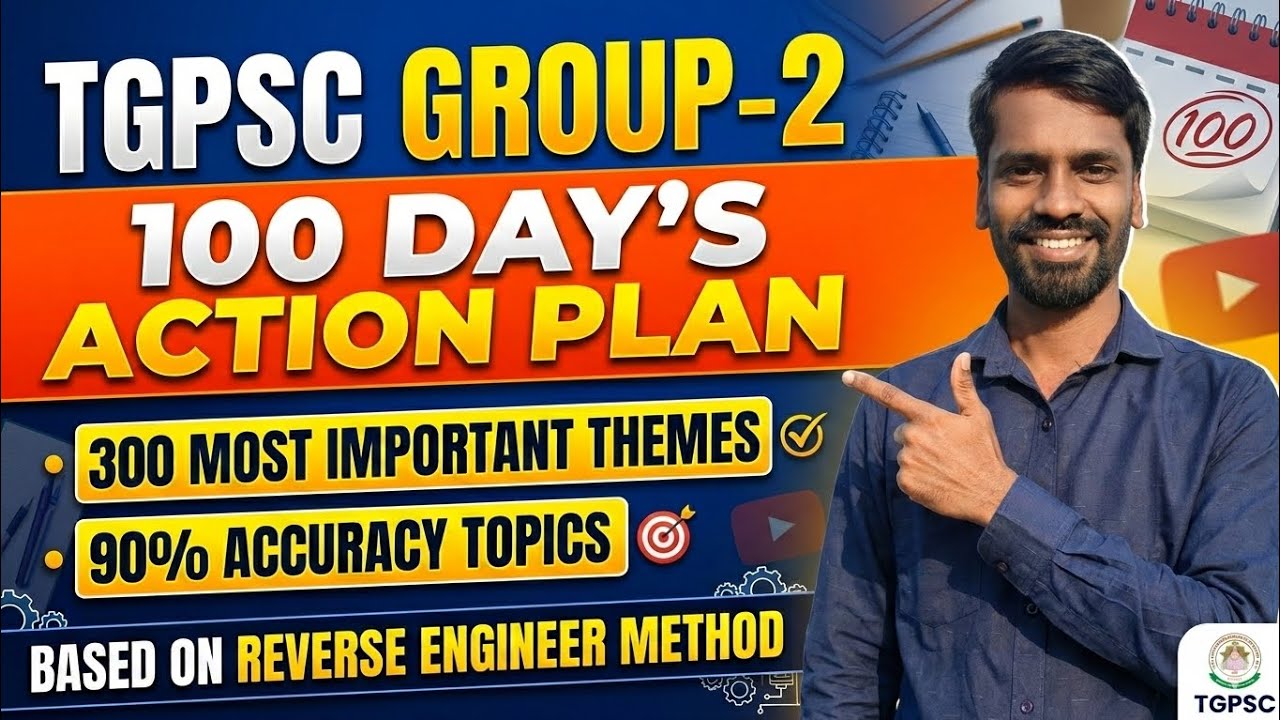 100 day's study plan for TGPSC GROUP-2