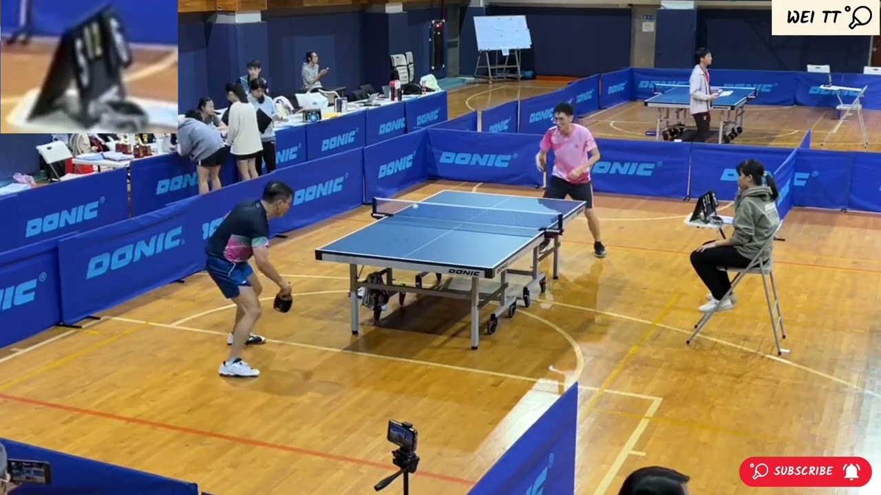 【112政大盃桌球錦標賽】張峻林 vs 葉旗山