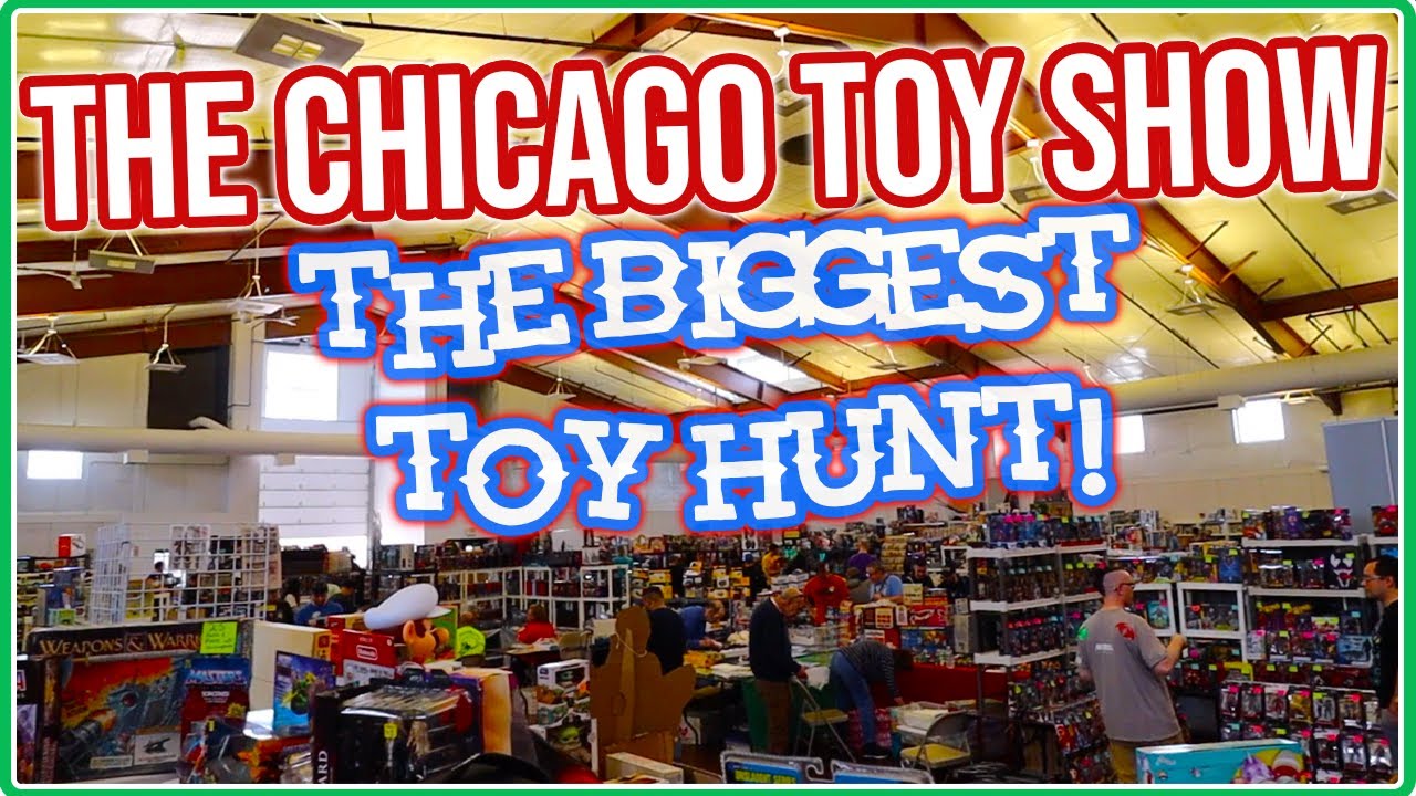 Toy Hunting At The Chicago Toy Show! Vintage Toy Heaven!  EDDIE GOES USA #2
