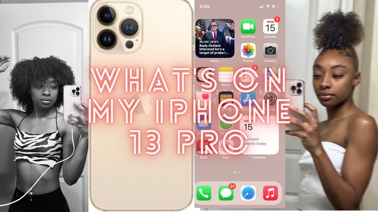 WHATS ON MY GOLD IPHONE 13 PRO