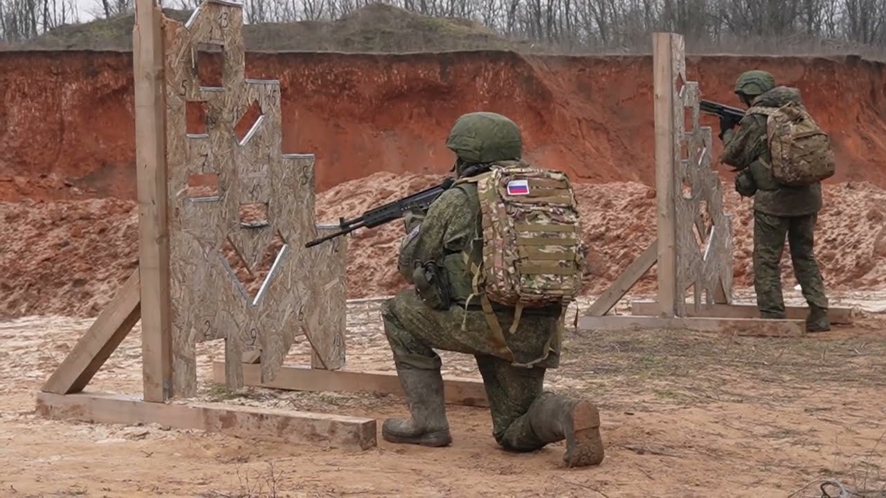 Боевое слаживание штурмовиков на полигоне.#army