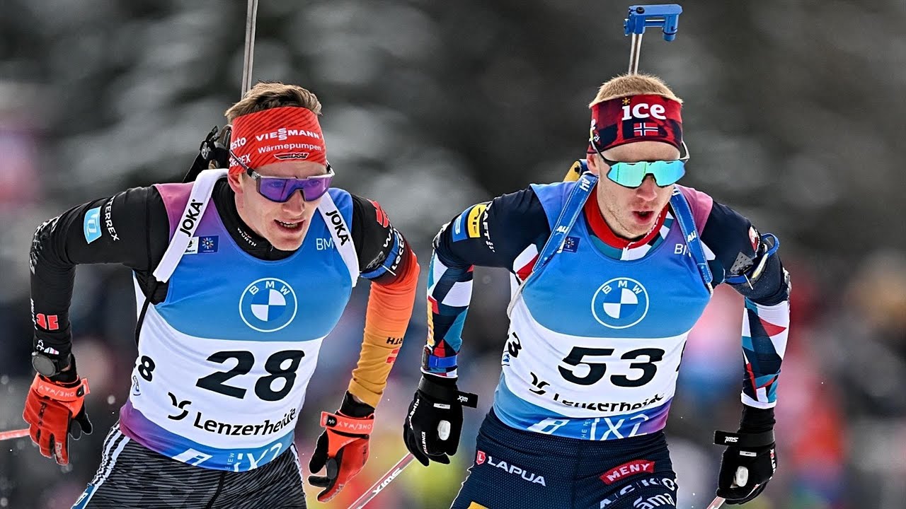 BIATHLON - Le r&eacute;sum&eacute; d'un sacr&eacute; duel Benedikt Doll-Johannes Boe sur le sprint de Lenzerheide
