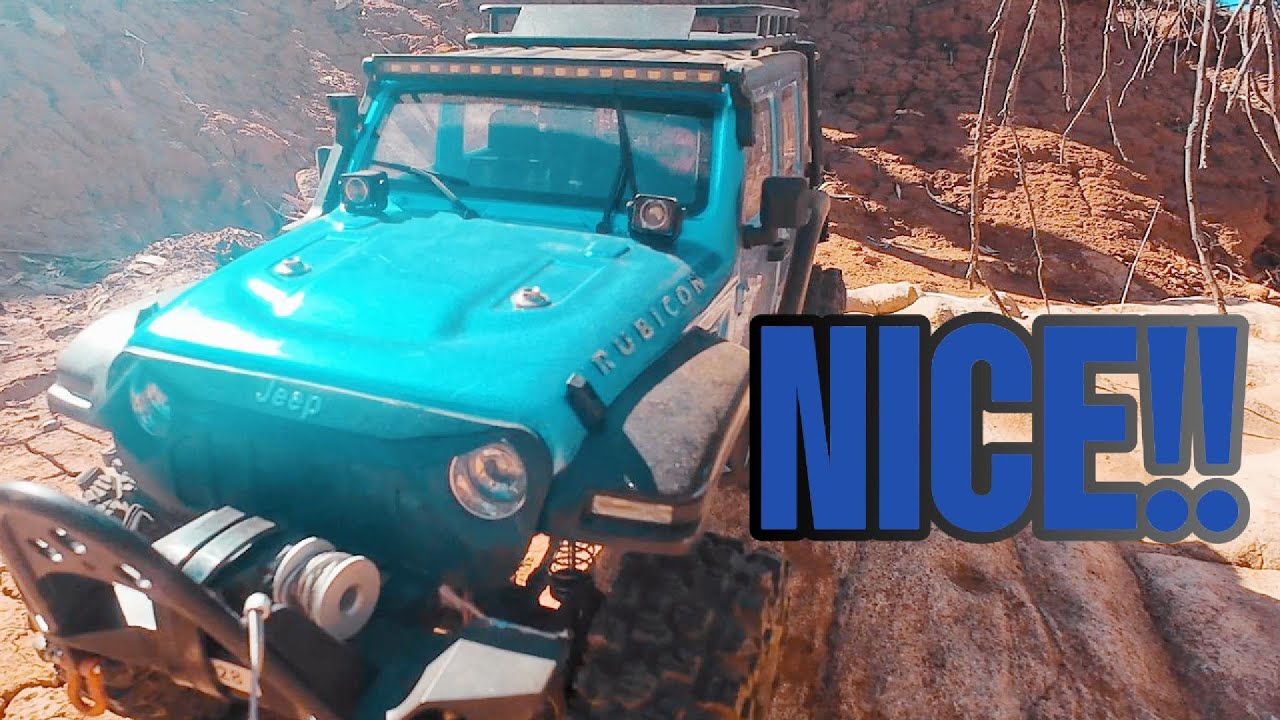 WLtoys 10410 RC Jeep Rubicon Look-Alike Unboxing & Rough Terrain Test!