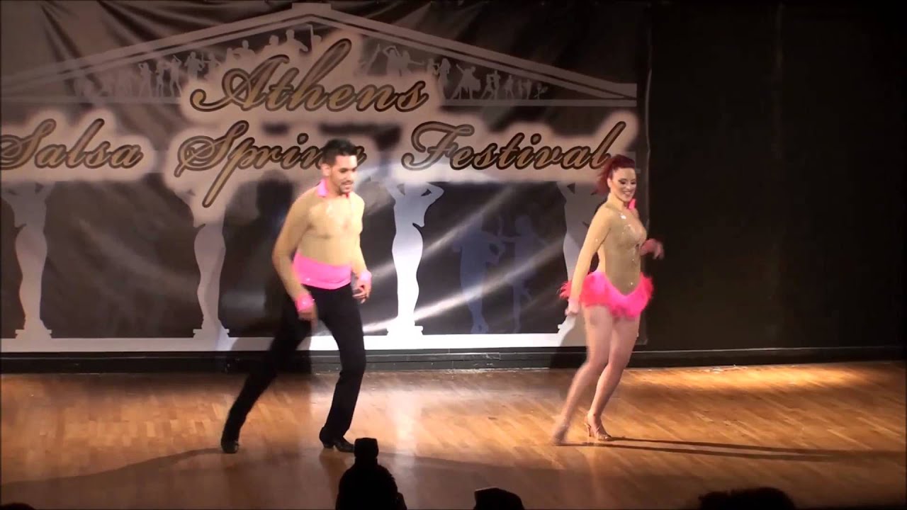 Angel & Athina (Mexico, Greece) @ WLDC Qualifiers, 5th Athens Salsa Spring Festival 2014