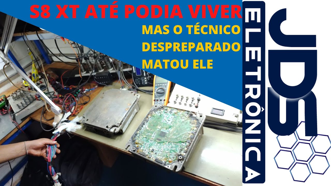 Esse S8 XT até podia ter reparo, mas a intervenção amadora feita antes matou ele