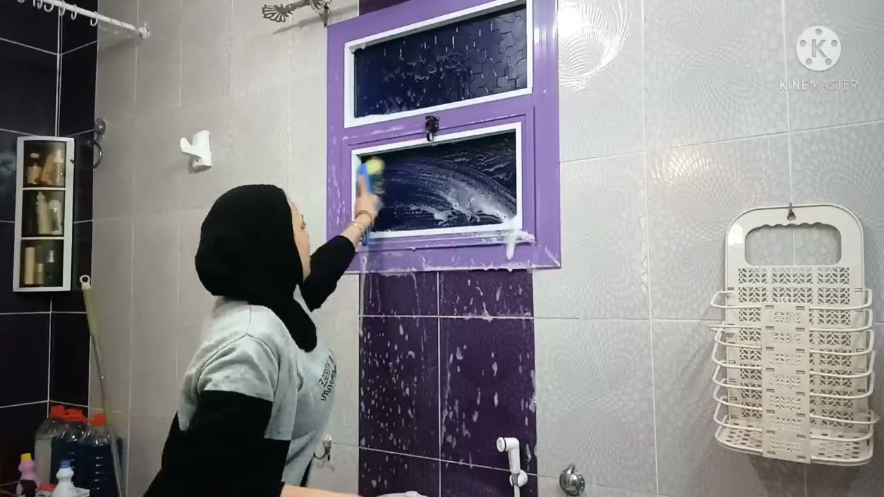 روتينى النهارده روتين رغاوى لعشاق النضافه تنضيف عميق لتواليت