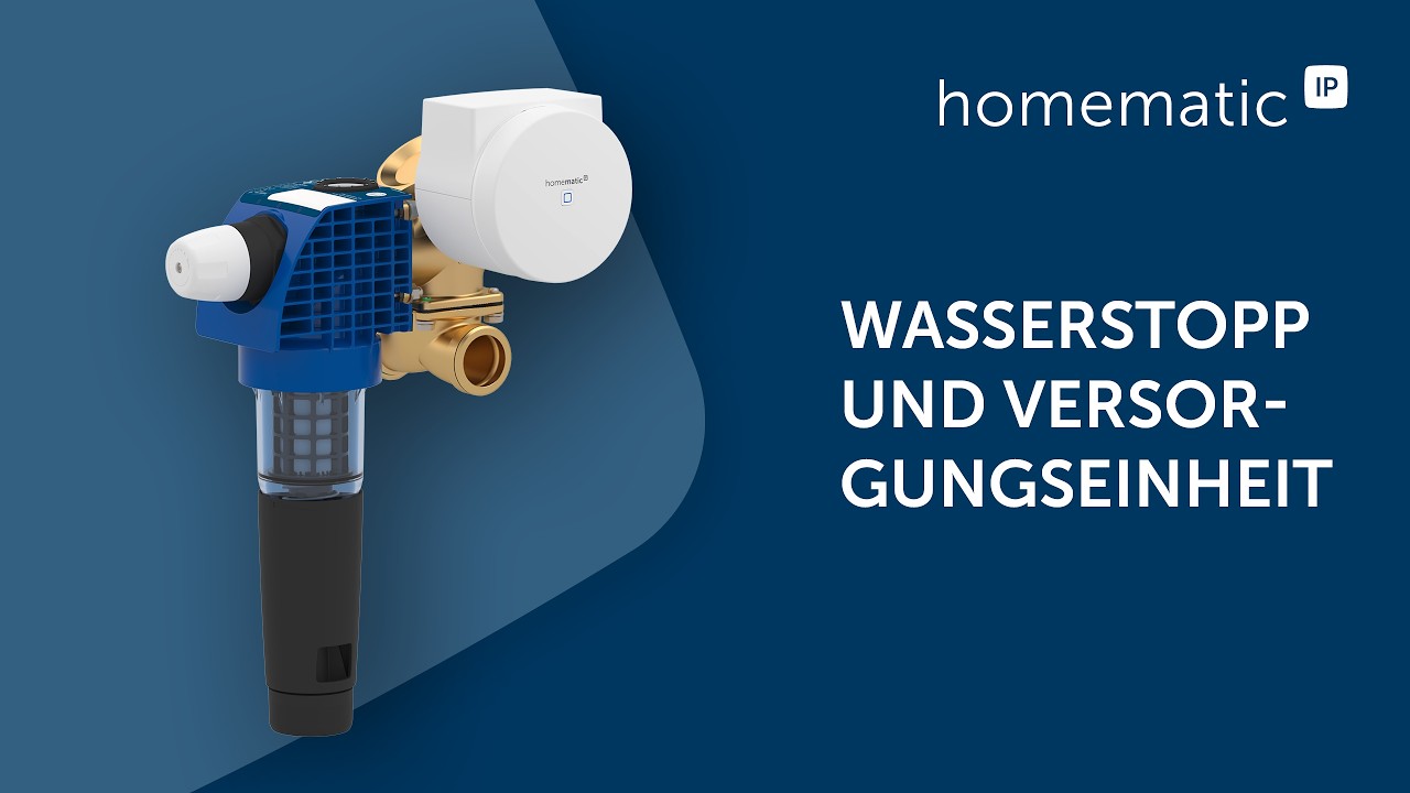 Homematic IP | Wasserstopp und Versorgungseinheit