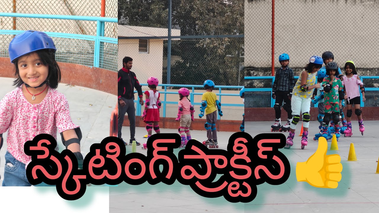Myrasisters_skaters is live స్కేటింగ్ క్లాస్ ##skating practice hyderabad vnsp India
