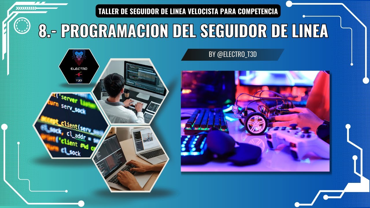 TALLER SEGUIDOR DE LINEA | PROGRAMACION DEL SEGUIDOR | #linefollower  #robotics  #arduino #taller