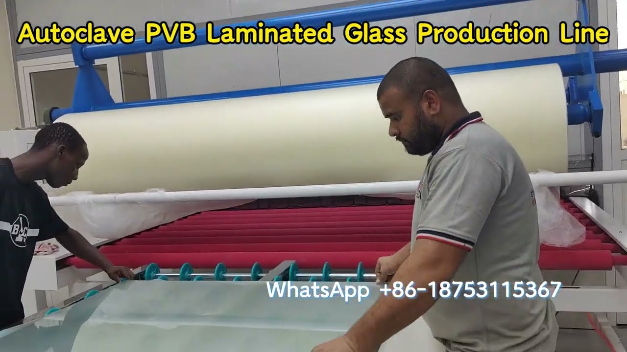 Glass processing machinery #Glass Lamination Autoclave/PVB Laminated Glass Production Line