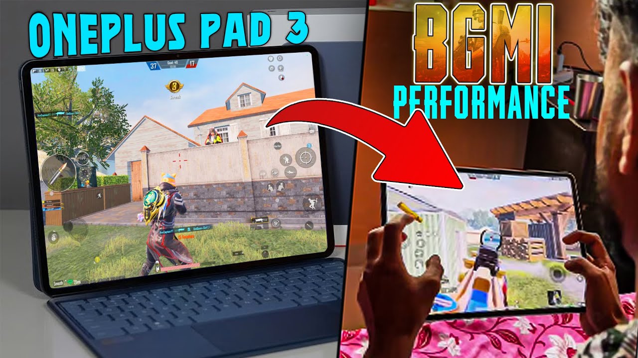 OnePlus Pad 3 BGMI Gaming Test 🔥 | 120 FPS, Battery Drain & Heating Test