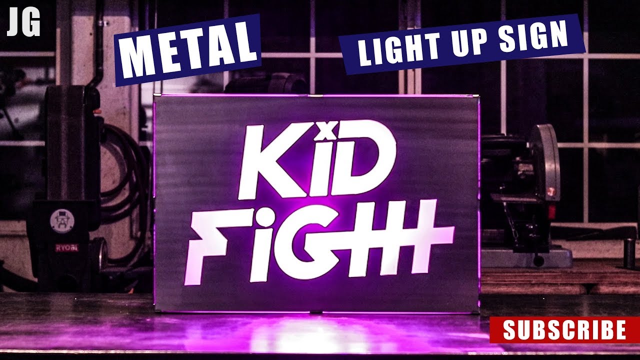 LED Light Up Metal Sign | JIMBO'S GARAGE