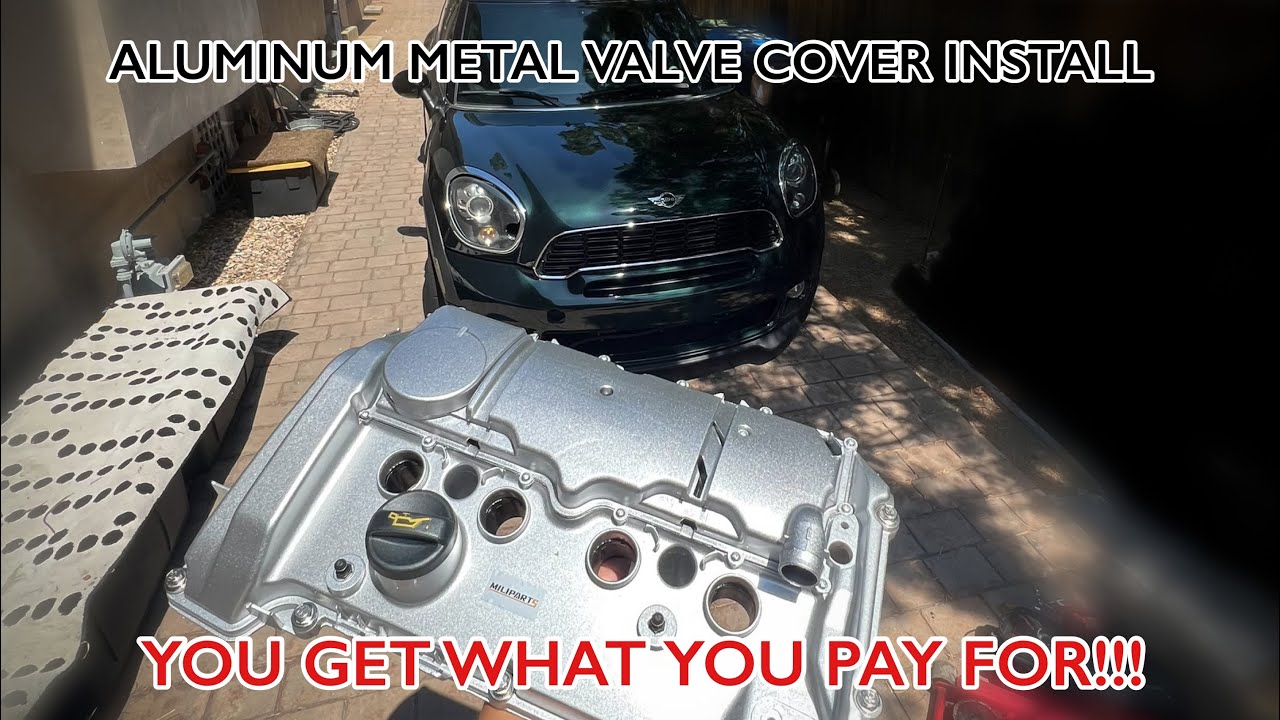 MINI Cooper S/JCW N18 Engine Metal Valve Cover Install! MILIPARTS R55-R61 2010-2016*