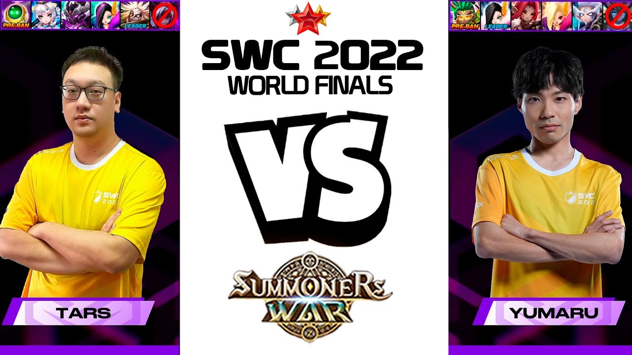 TARS vs YUMARU. SWC2022 WORLD FINALS (BO5) - Summoners War
