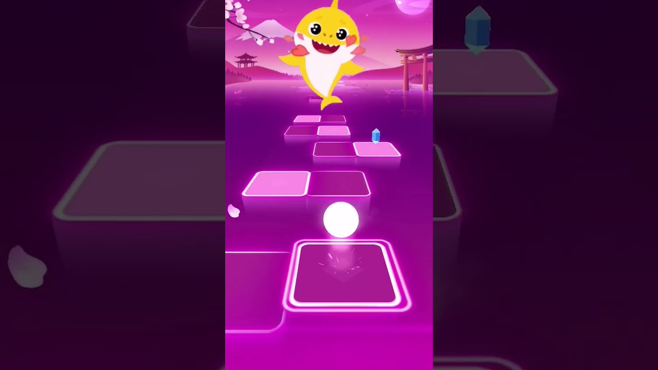 baby shark coffin dance remix | tiles hop edm rush | youtube shorts