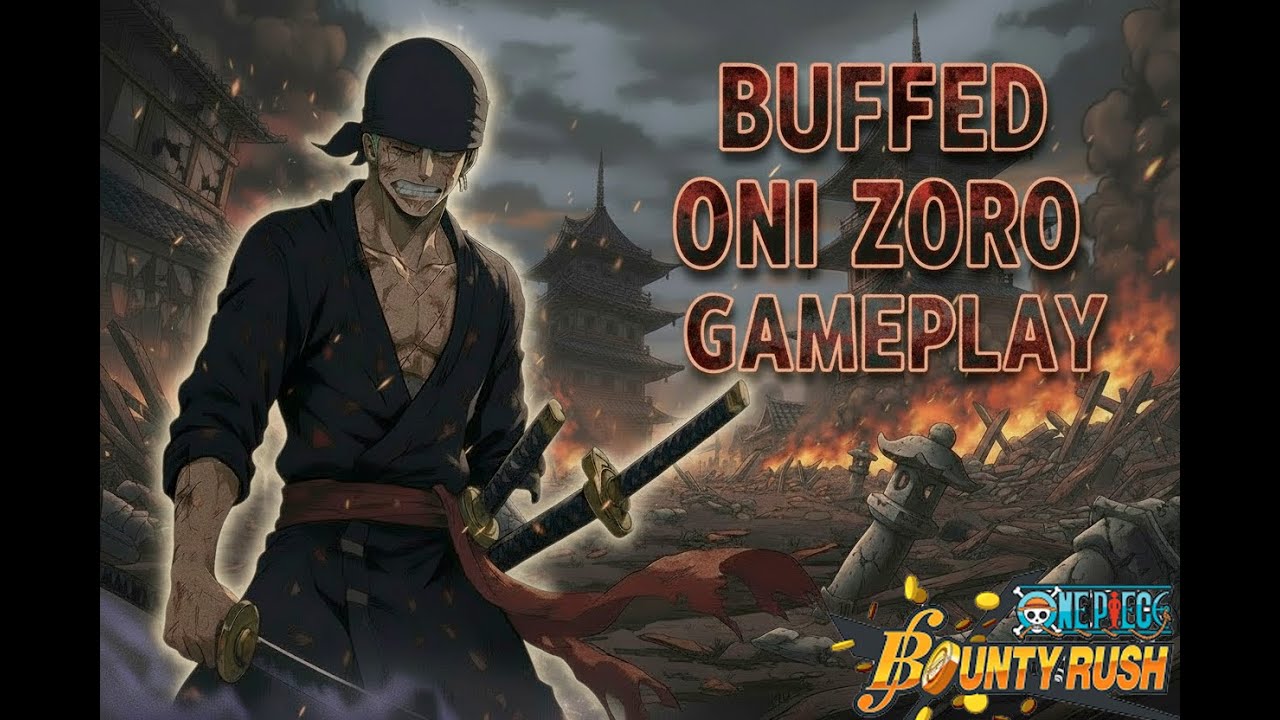 BUFFED ONI ZORO BOOST 4| One Piece Bounty Rush| OPBR| SS League