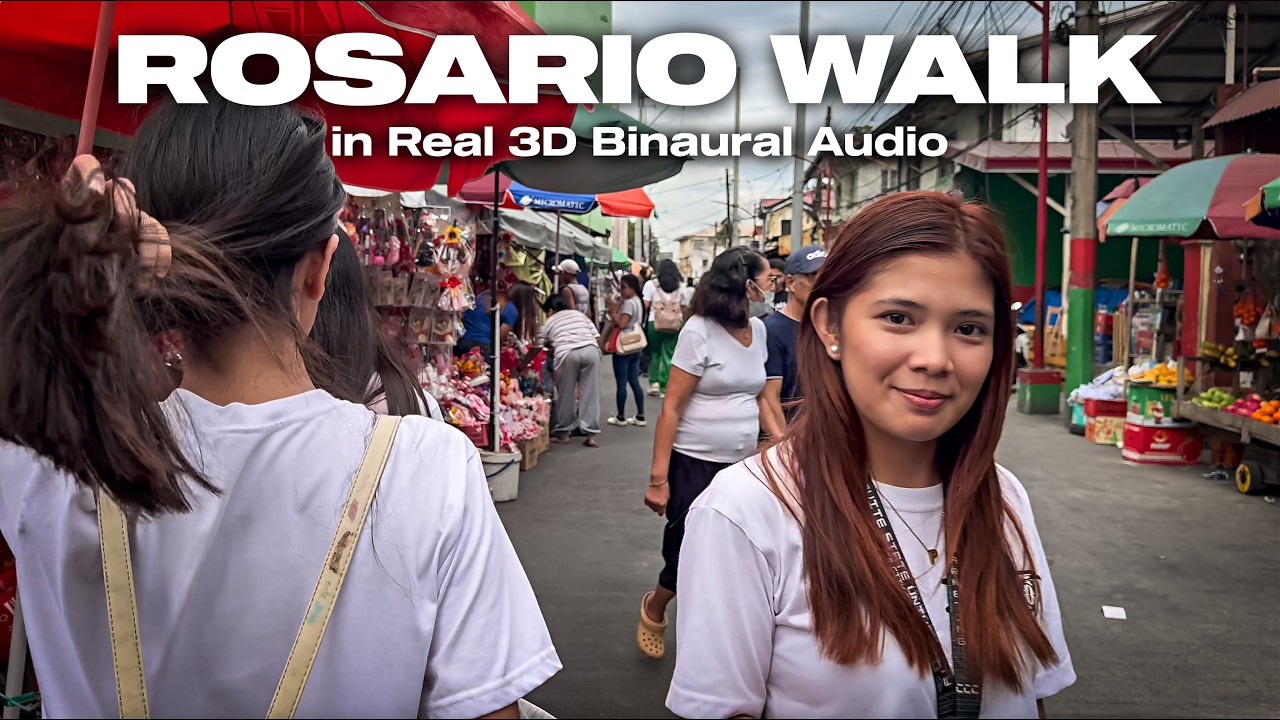 Quickie Walk in Rosario Cavite Philippines in Real 3D Binaural Audio [4K HDR]
