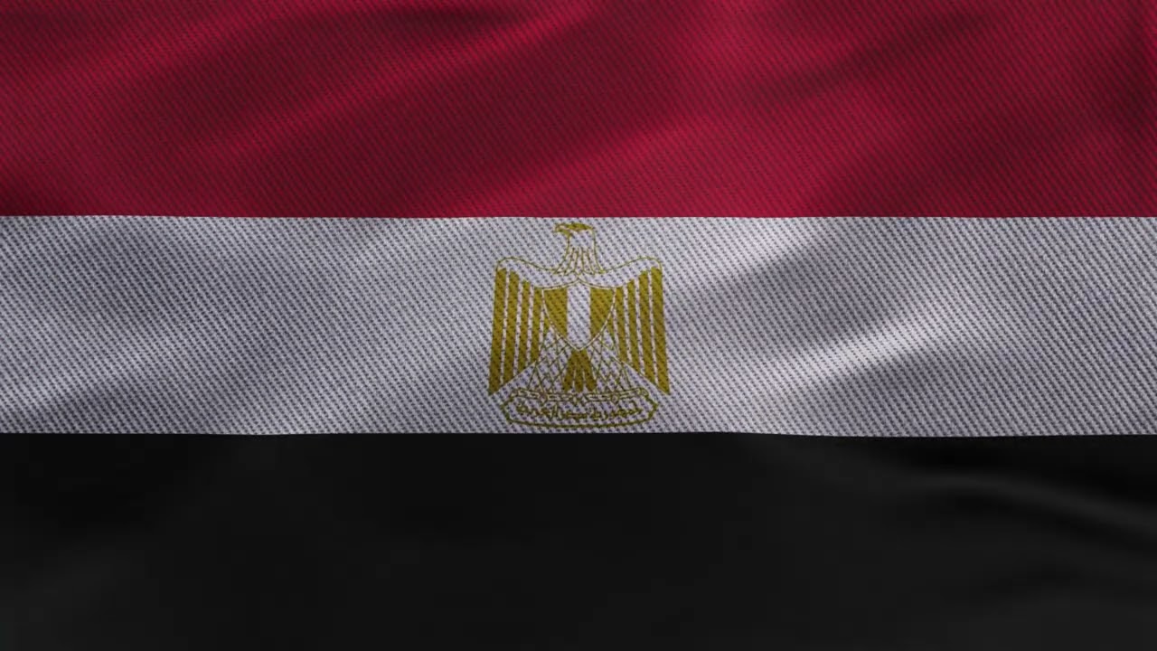 Egypt Flag Waving | 4K Ultra HD | 5 Minutes ( No Copyright )