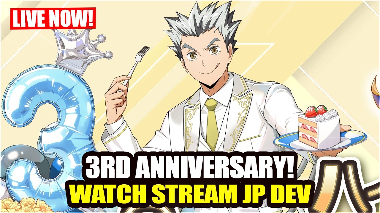 🔴  HAIKYU!! 3rd Anniversary Official Watch Party [ID] Livestream 2026
