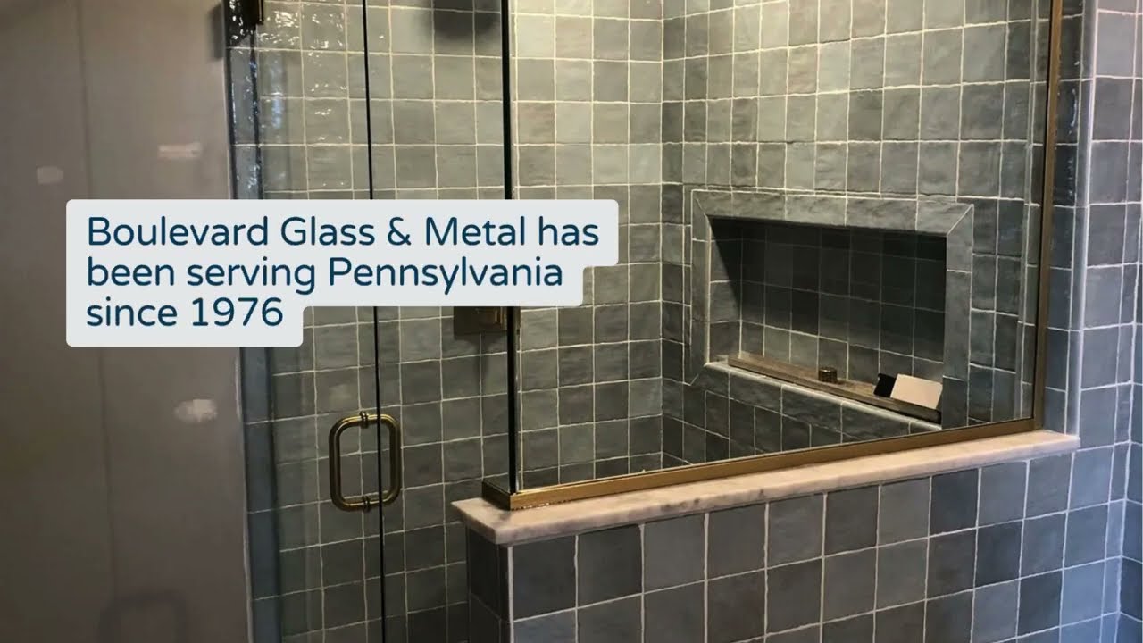 Custom Frameless Shower Doors Serving Pittsburgh - Boulevard Glass and Metal - Call Us 412-903-3039