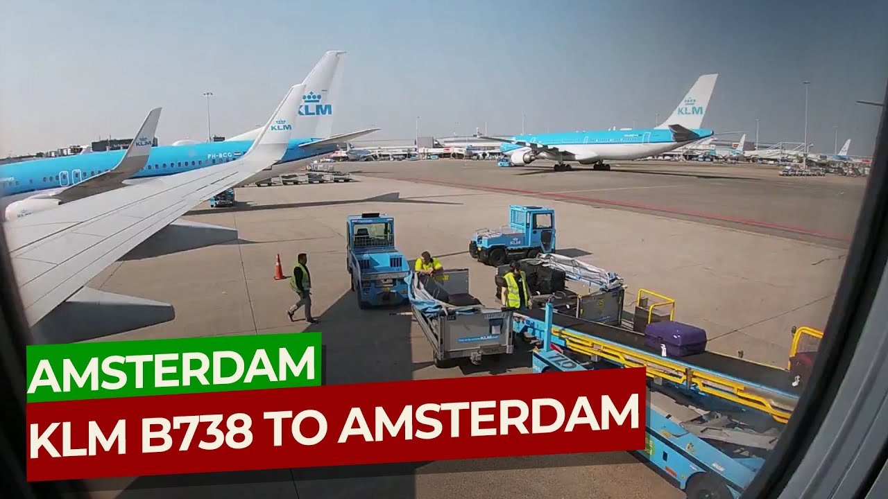 [TRIP REPORT] Off to Amsterdam on a KLM Boeing 737-800 | Drawyah Vlogs