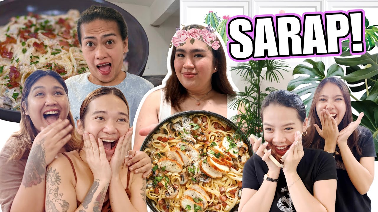 NAGLUTO NG FAVORITE NAMING CARBONARA (SHEREEP!)