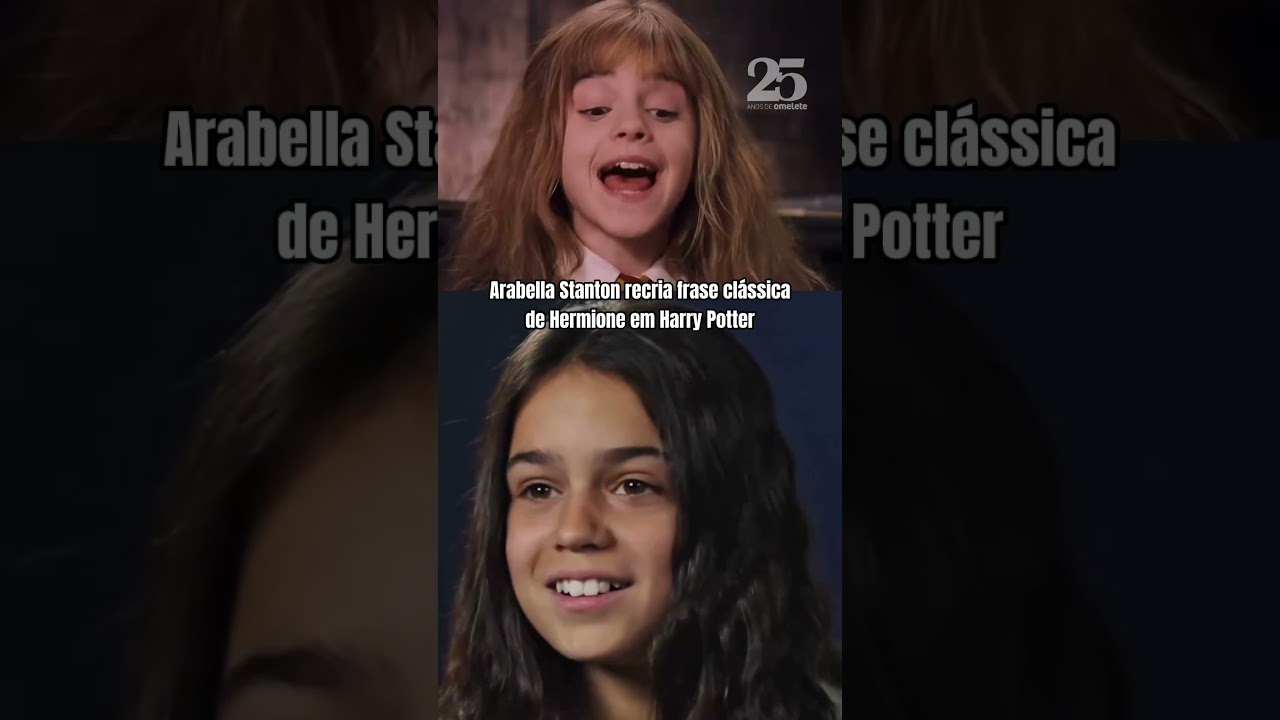 ARABELLA STANTON RECRIA FRASE CL&Aacute;SSICA DE HERMIONE EM HARRY POTTER