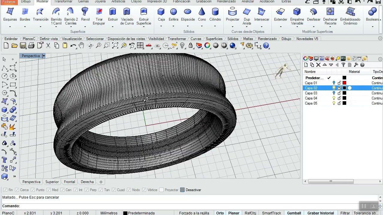 Curso Udemy;  Joyeria avanzada Con Rhino 3D , Cupón: BB8DE1E1B8D25D3ACB1B