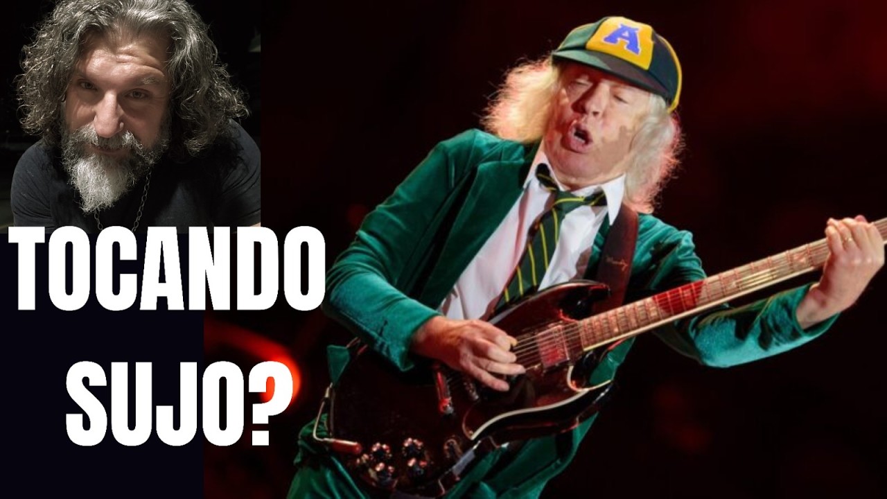 O solo “SUJO” de ANGUS YOUNG que HUMILHA guitarristas perfeitos!