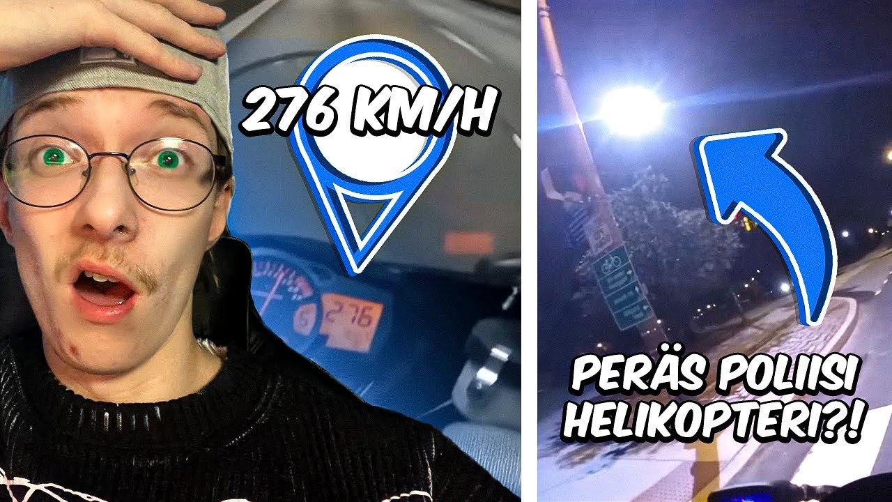 GETIS POLIISI HELIKOPTERI PERÄS?!