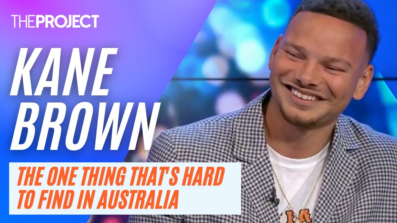Kane Brown Reveals The One Thing He Can't Find In Australia