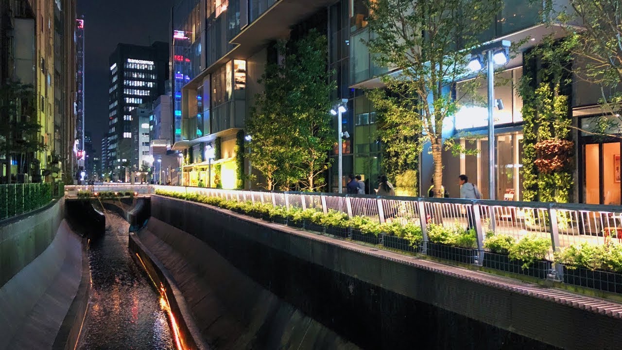 渋谷駅南口のニュースポット | 渋谷ストリームを散策 - 4K UHD