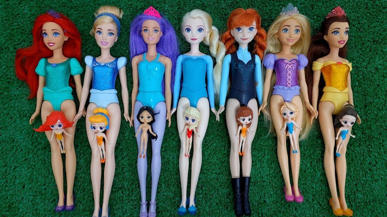 Cute Miniatures Disney Princess Frozen ELSA & Annall! elsa satisfying unboxing