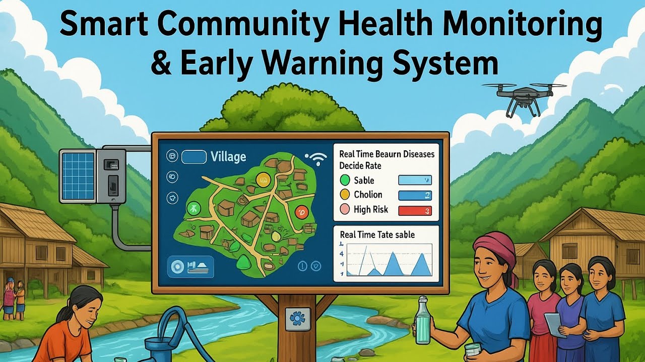 Smart Community Health Monitoring & Early Warning System for Water-Borne Diseases Prototype #sih2025