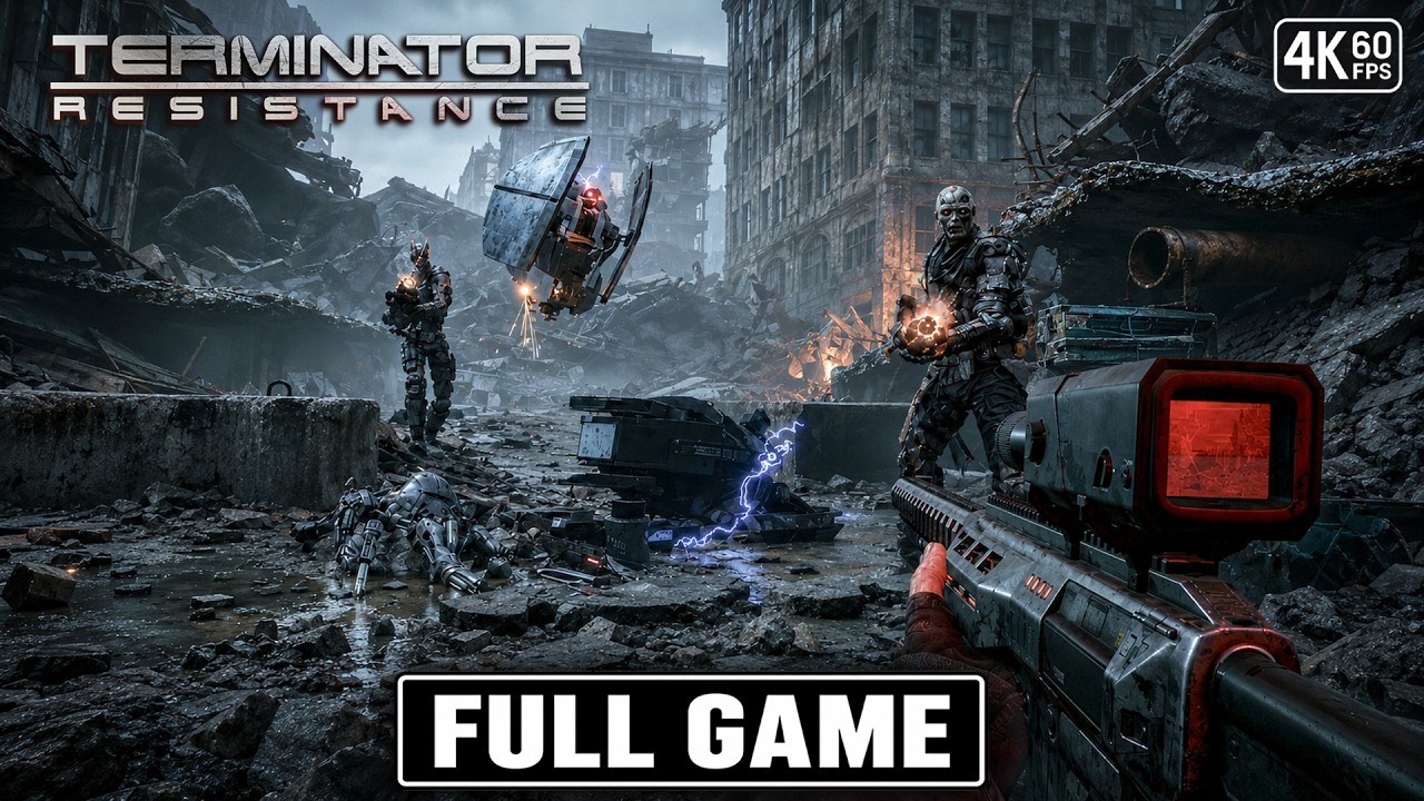 TERMINATOR RESISTANCE Gameplay Walkthrough FULL GAME [4K 60FPS] - No Commentary