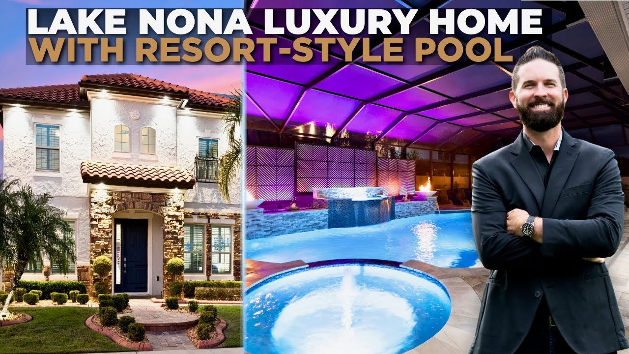 Lake Nona Luxury Home Tour 🏡 | Resort-Style Pool & $500K in Upgrades!  New Listing Alert!