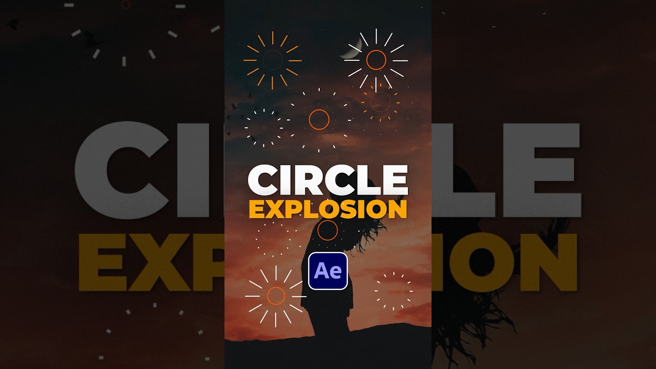 Создание захватывающих взрывов с круговым акцентом в After Effects #урок