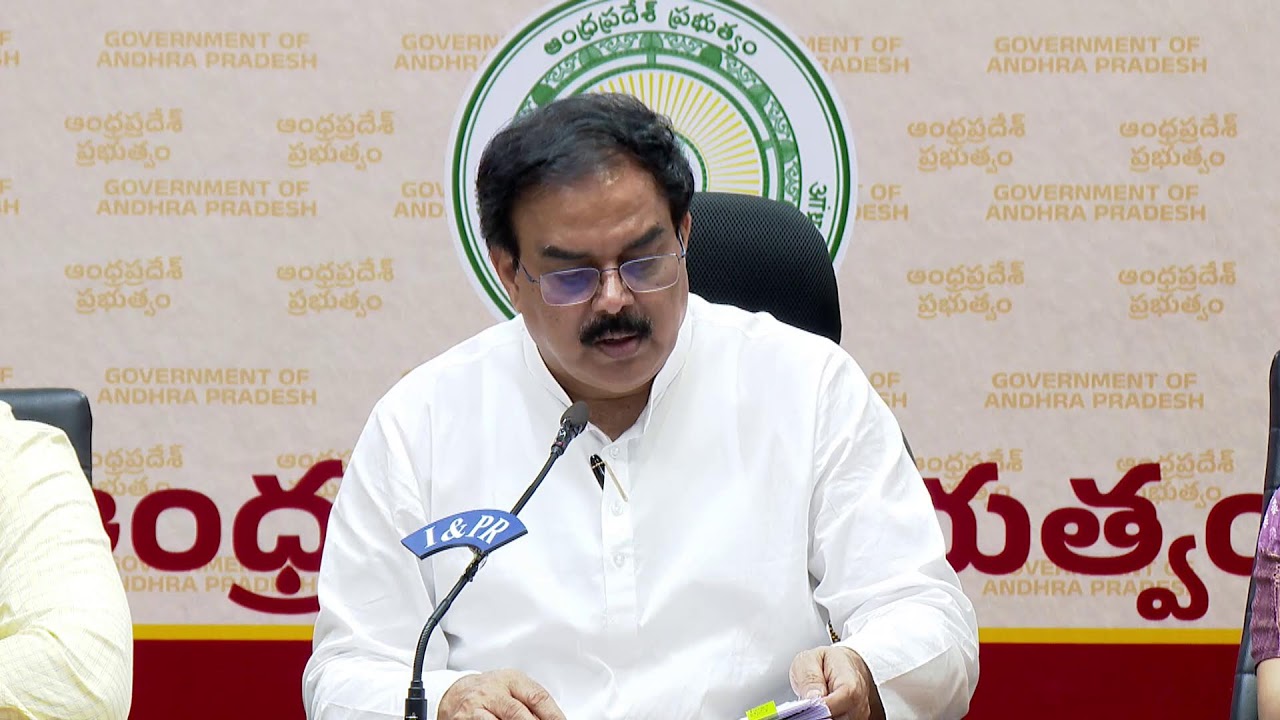 Press Conference by Hon'ble Minister for Food and Civil Supplies  Sri. Nadendla Manohar
