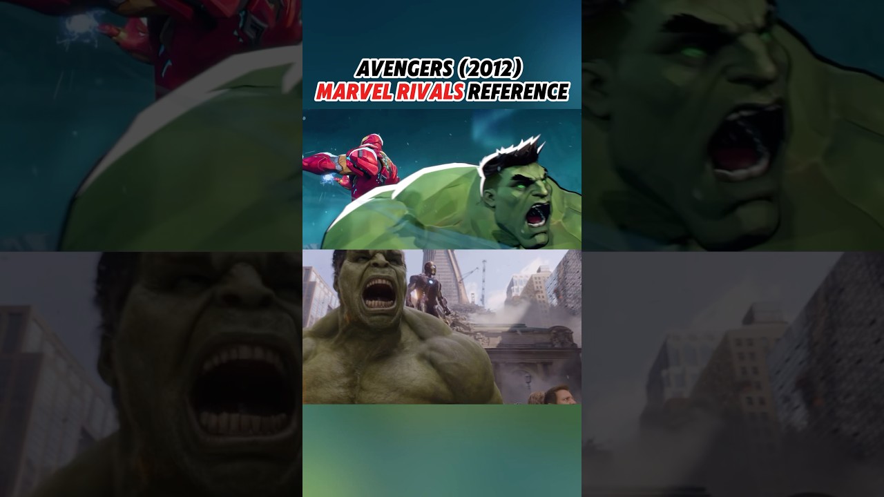 MARVEL RIVALS vs AVENGERS (2012)! Assemble references with HULK, IRON MAN and Captain America!