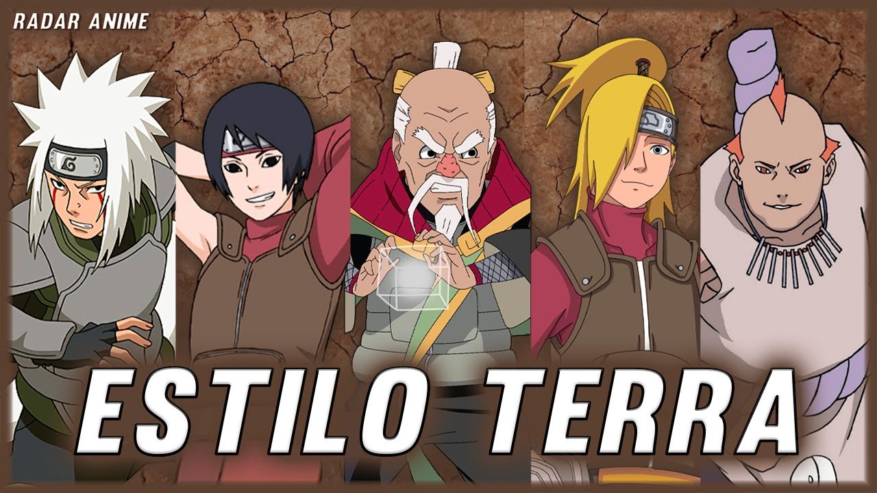 OS 10 MELHORES USUÁRIOS DE JUTSUS ESTILO TERRA EM NARUTO