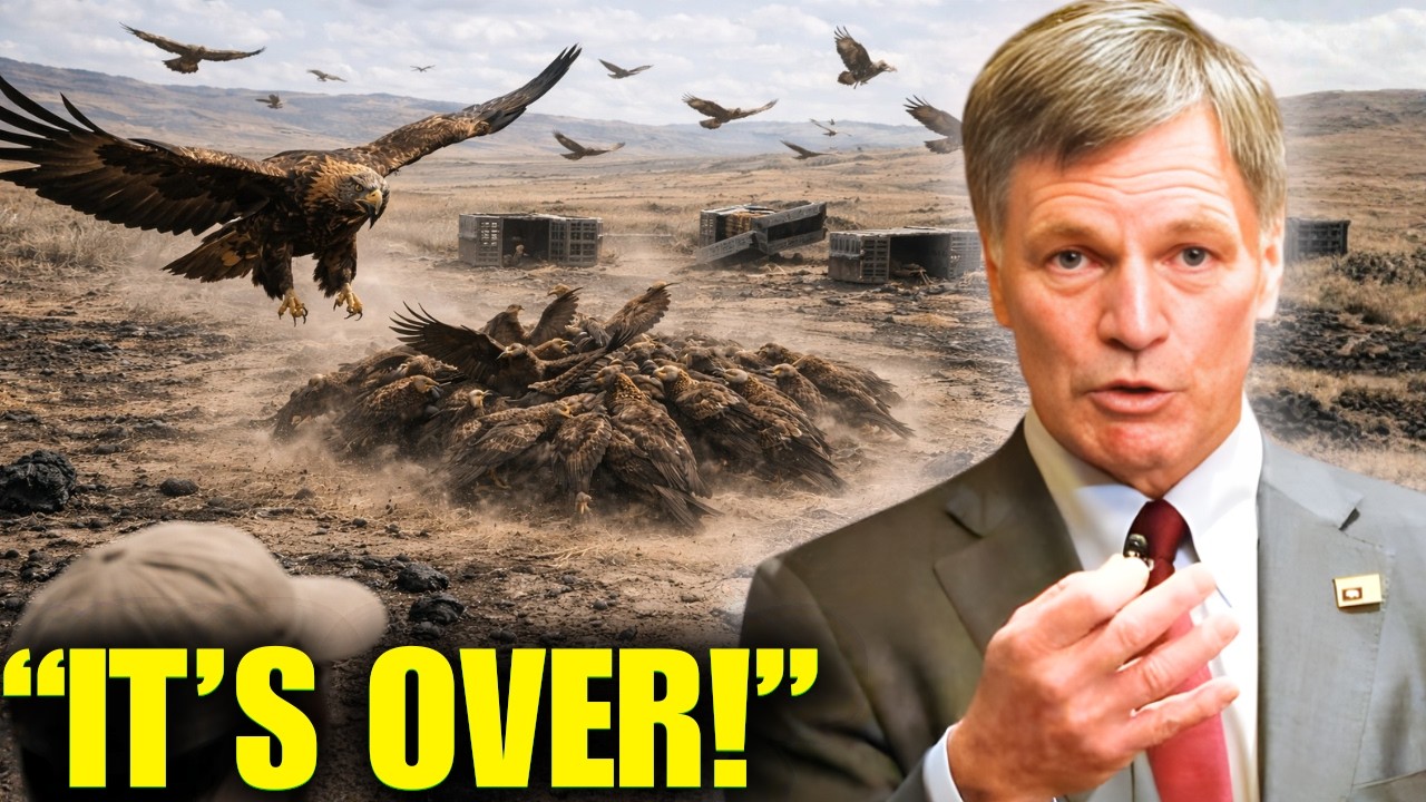 В штате Вайоминг выпустили 500 золотых орлов на мертвую землю — ученые этого не ожидали.