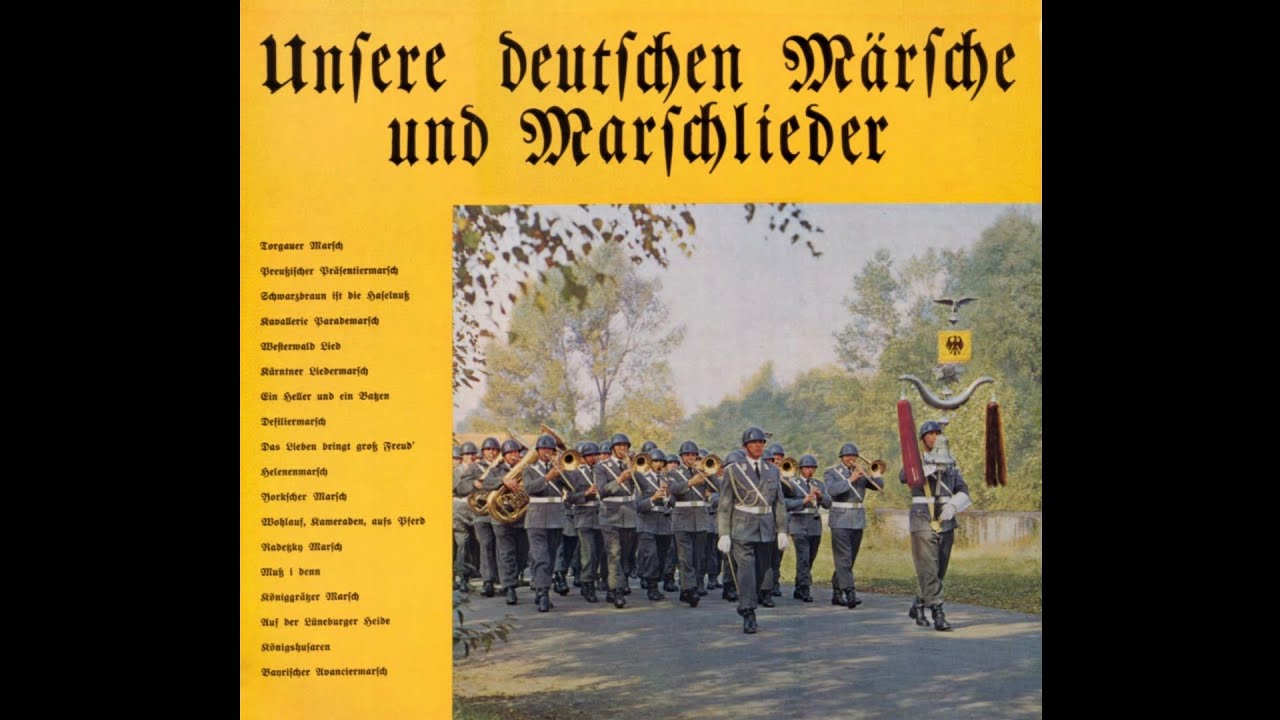 Unsere deutschen Märsche und Marschlieder - mit Liedtexten [Compilation]
