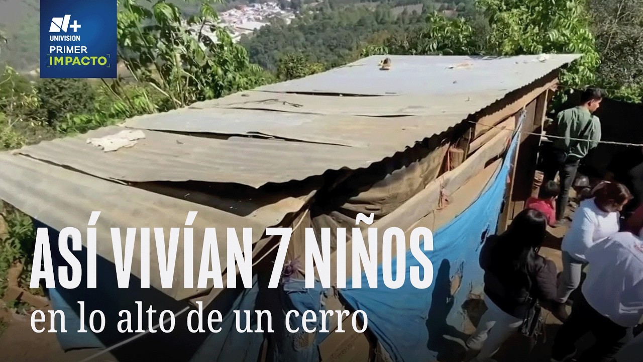 Abandonan a siete hermanos a su suerte en una casa improvisada de cartón en localidad mexicana