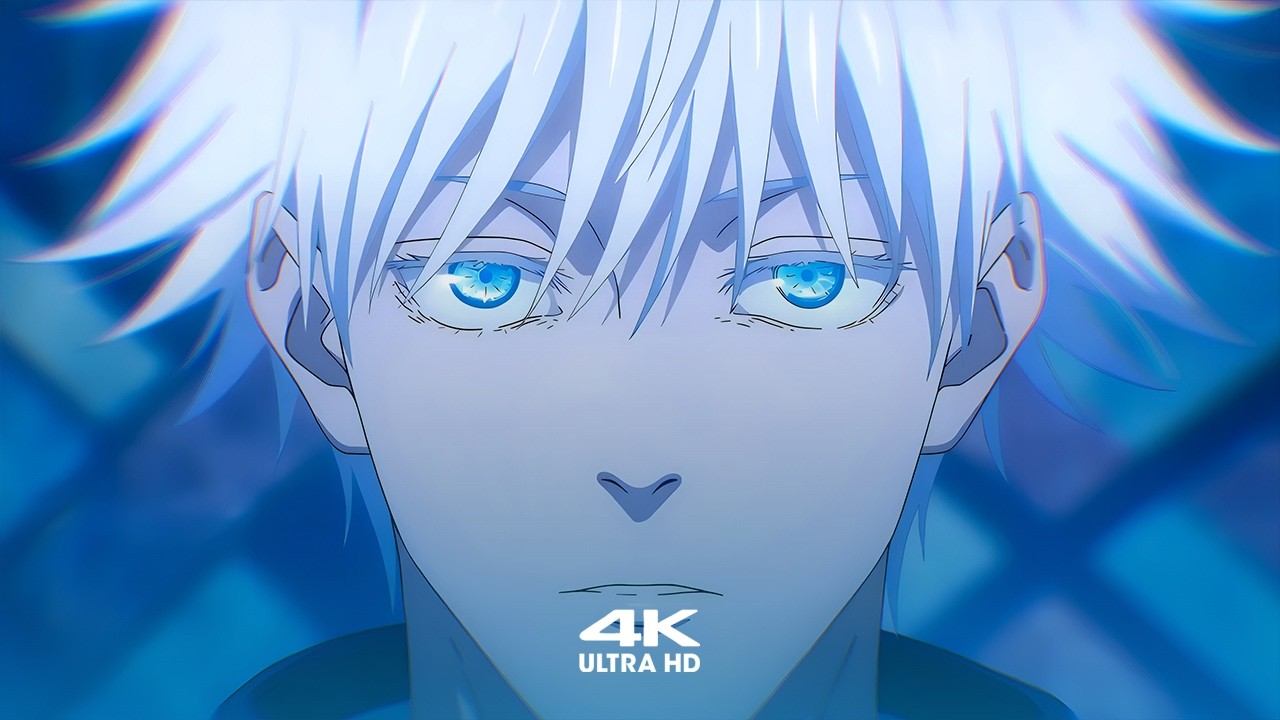 Gojo Satoru Limitless Eyes | 4K Ultra HD Anime Live Wallpaper + Screensaver
