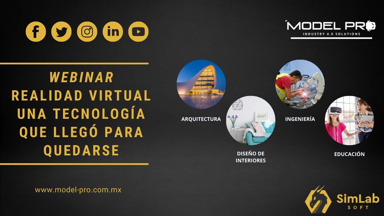 Webinar Realidad Virtual una tecnología que llegó para quedarse | SimLab