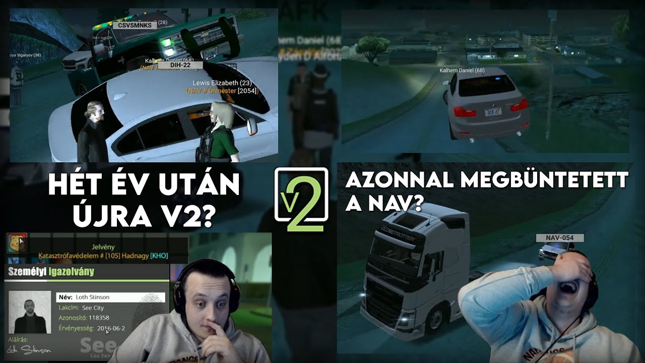 🔥SEEMTA V2 | #7| 7 ÉV UTÁN ISMÉT V2 A CSATORNÁN?😎| EGYBŐL NAV??😨🔥