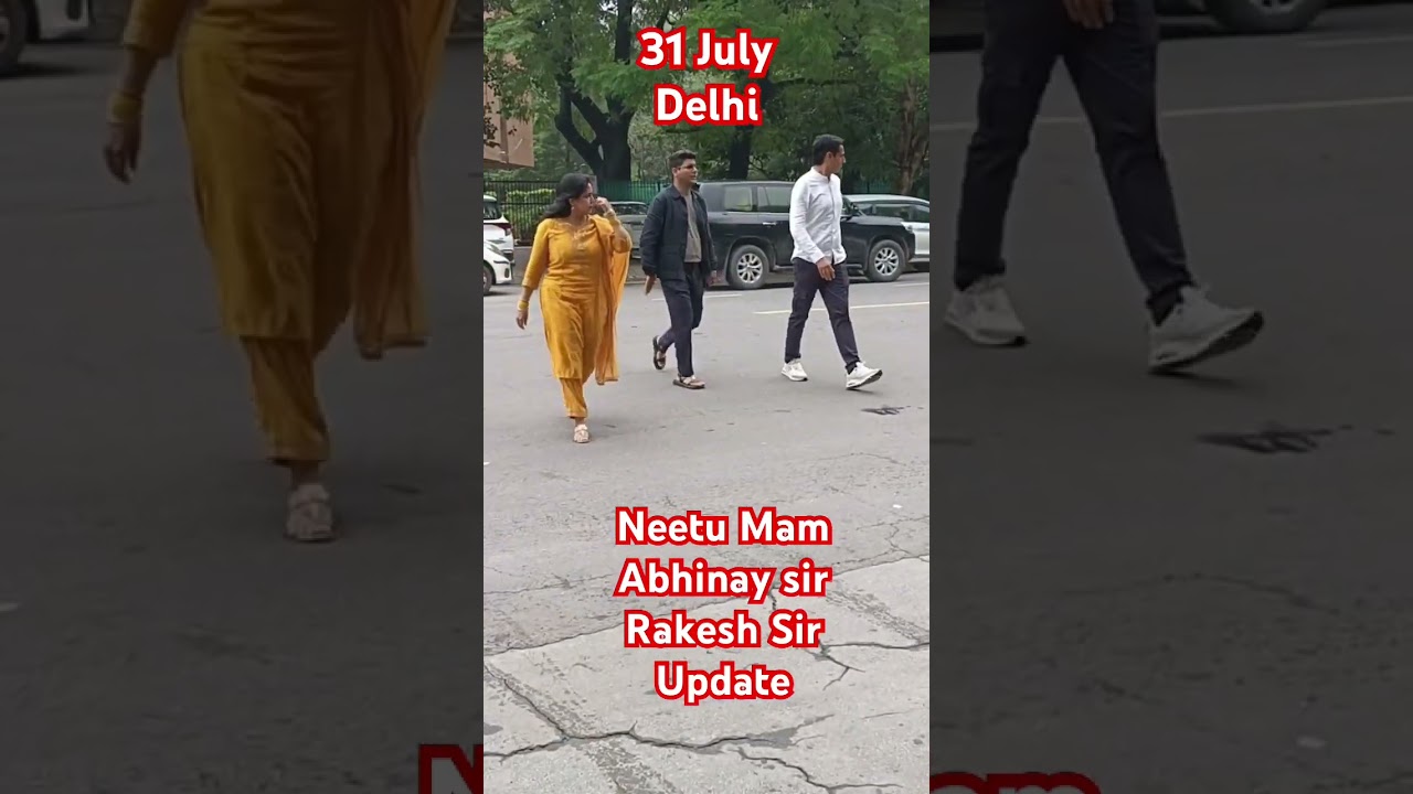 ✅ 31 july live protest update Neetu mam Abhinay sir Rakesh sir update