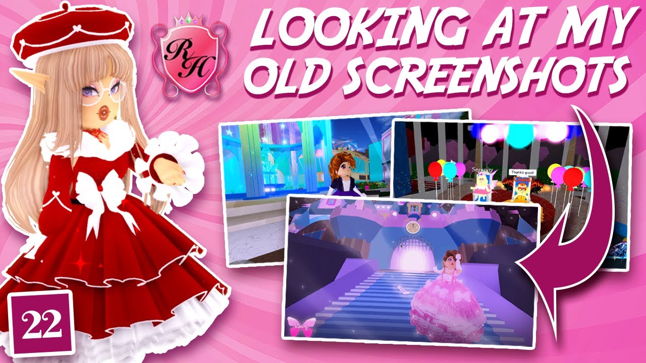 Going Through My Personal Collection of Vintage Royale High Screenshots! Advent Day 22